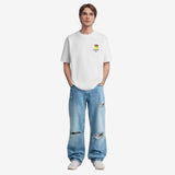 TESON by Bodycare Men's 100% Cotton Oversized Baggy Fit Drop Shoulder Half Sleeve Solid Round Neck T-Shirt