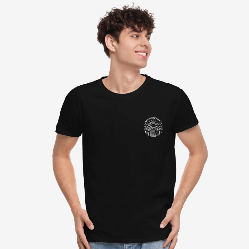 Men 100% Cotton T-Shirt Round Neck Half Sleeves - Bodycare