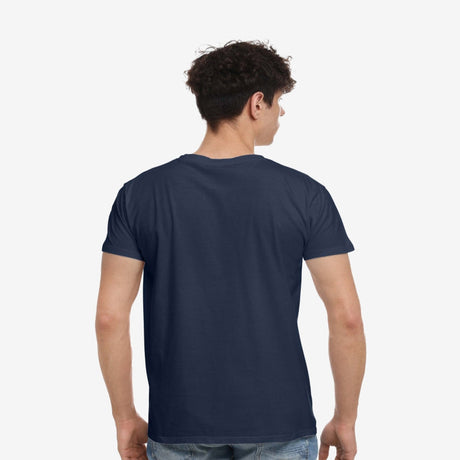Men 100% Cotton T-Shirt Round Neck Half Sleeves
