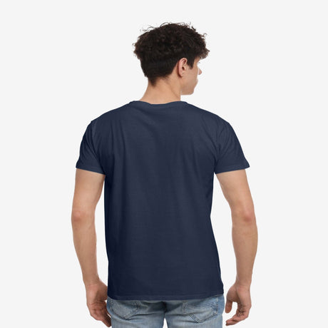 Men 100% Cotton T-Shirt Round Neck Half Sleeves