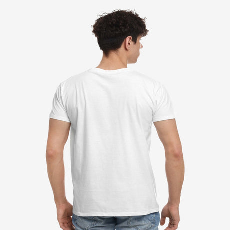 Men 100% Cotton T-Shirt Round Neck Half Sleeves