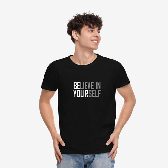 Men 100% Cotton T-Shirt Round Neck Half Sleeves - Bodycare