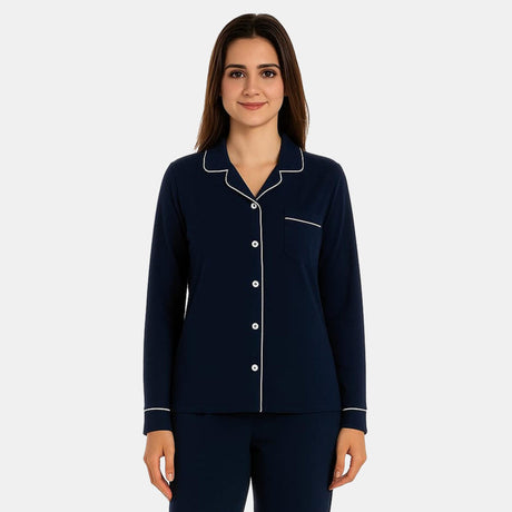 Bodycomfy Women Night Suit - Navy