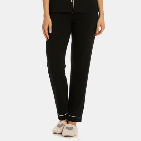 Bodycomfy Women Night Suit - Black