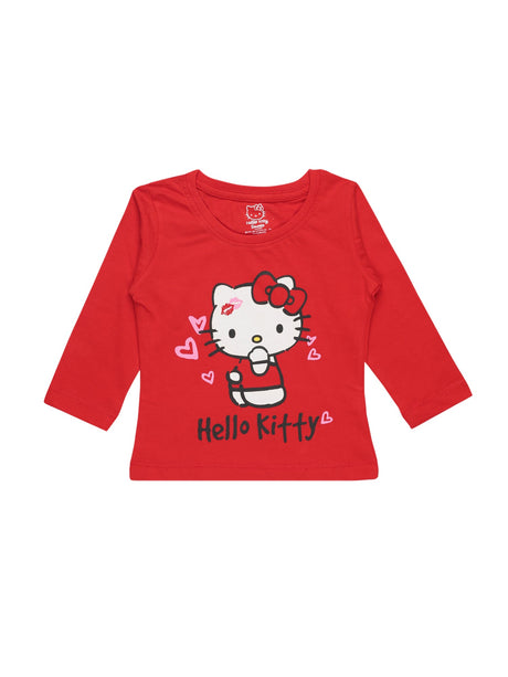 Baby Girls Minnie & Friends T-Shirt Round Neck Full Sleeves
