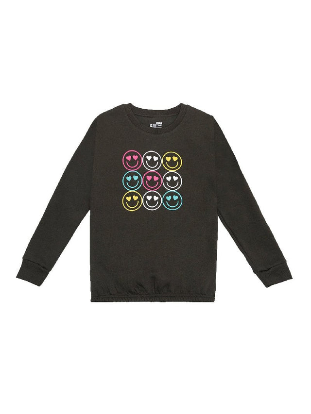Girls Sweatshirt Round Neck Full Sleeves - Bodycare