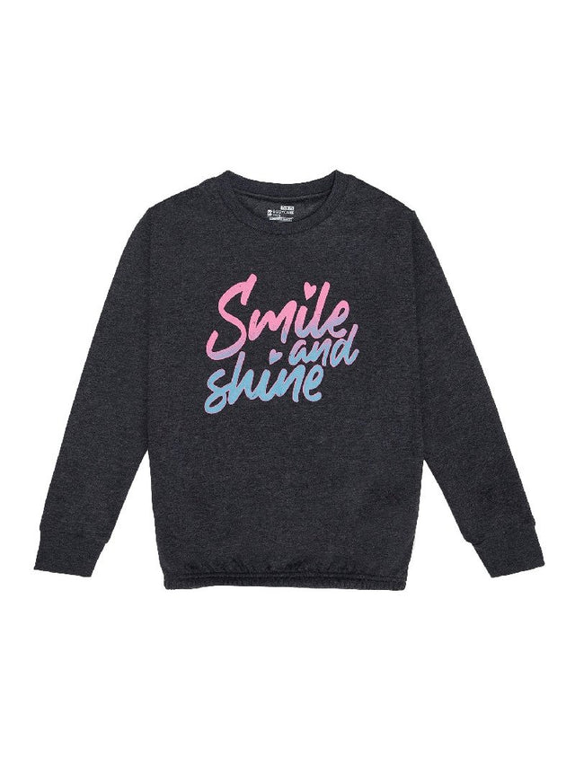 Girls Sweatshirt Round Neck Full Sleeves - Bodycare