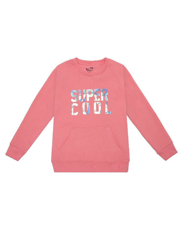 Girls Sweatshirt Round Neck Full Sleeves - Bodycare