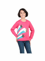 Girls Sweatshirt Round Neck Full Sleeves - Bodycare