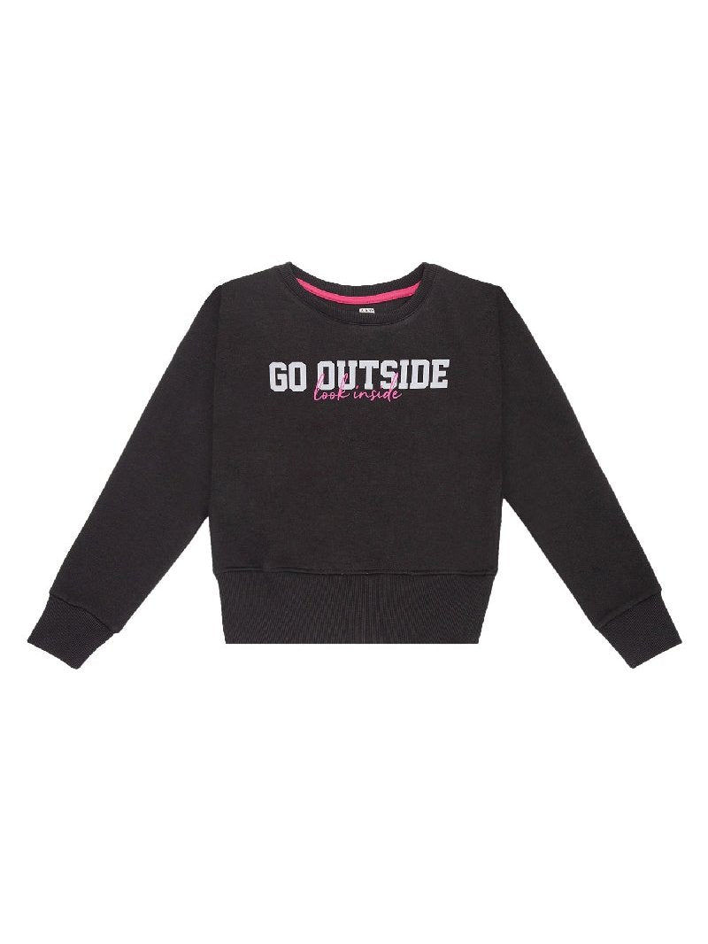 Bodycare Girls Round Neck Full Sleeves Sweat Shirt