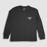 Bodycare Boys Tshirt Full Sleeves Solid Anthra Melange