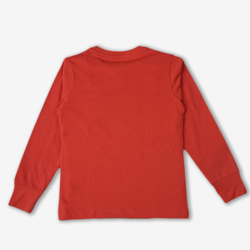 Boys Cotton Full Sleeves T-Shirt with Round Neck for Casual Wear, Regular Use and Everyday Wardrobe Comfort