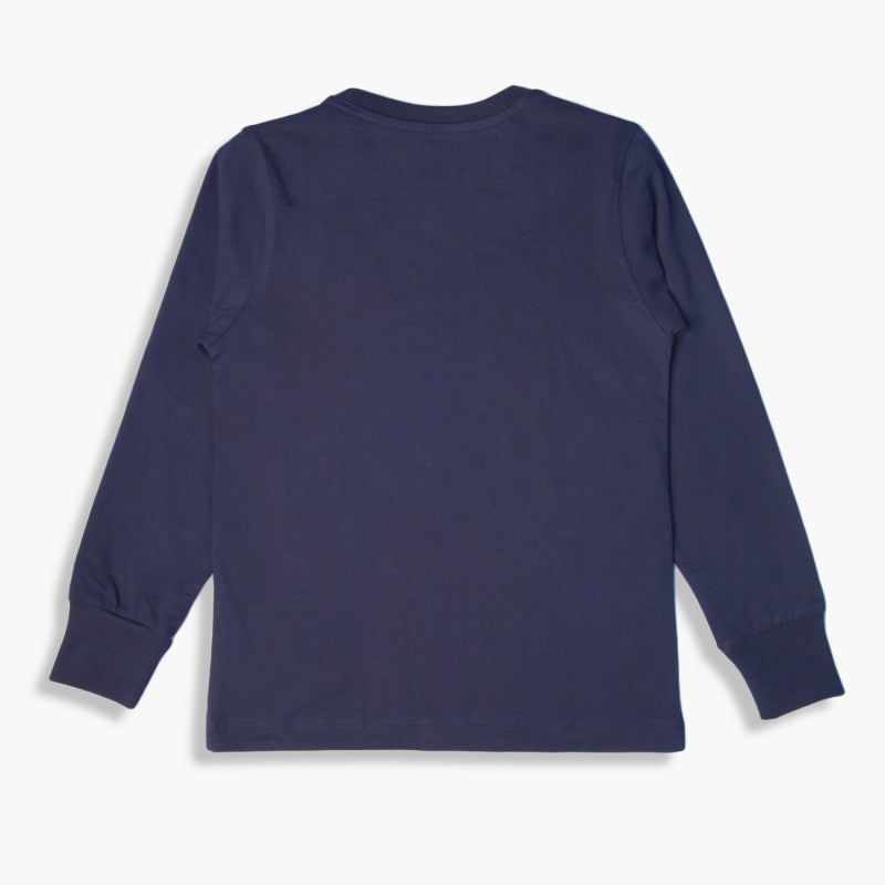 Boys Cotton Round Neck Full Sleeves T-Shirt for Casual Days, Easy Layering and Everyday Wardrobe Use