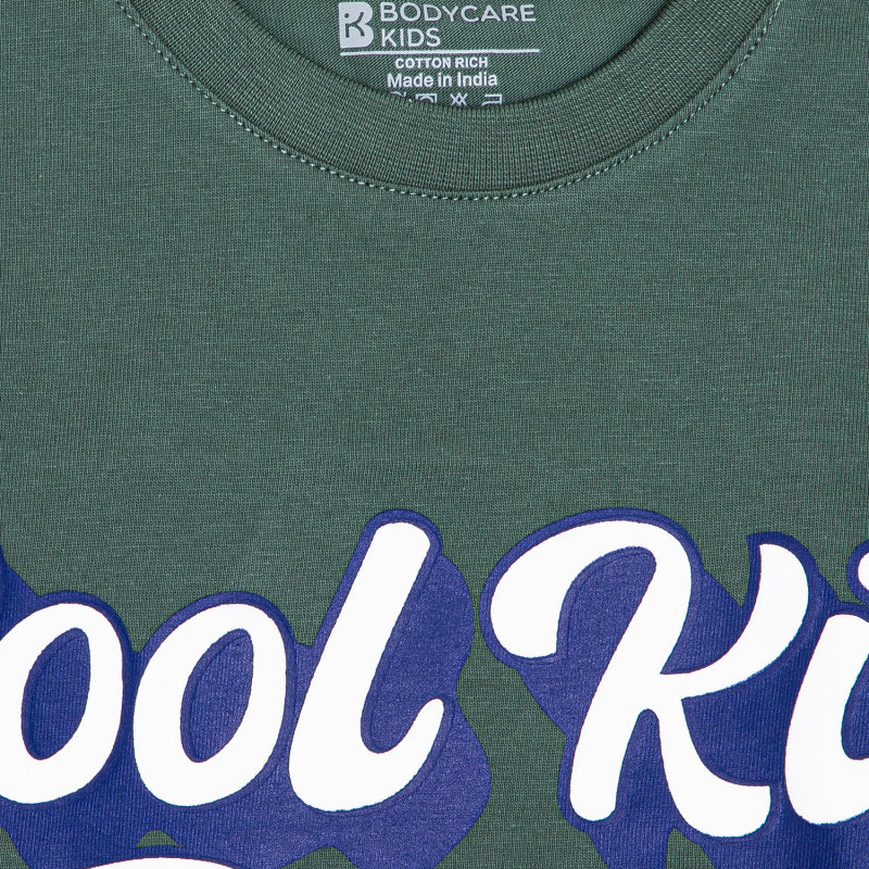 Bodycare Boys Round Neck Full Sleeves Tshirt - Sea Green