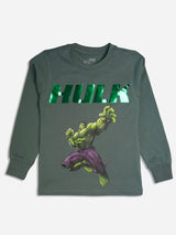 Boys Printed T-Shirt with Round Neck Full Sleeves for Casual Wear, Easy Layering and Everyday Wardrobe Use