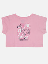 Bodycare Girls Tshirt Round Neck half Sleeves - Soft Pink