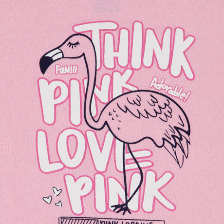 Bodycare Girls Tshirt Round Neck half Sleeves - Soft Pink