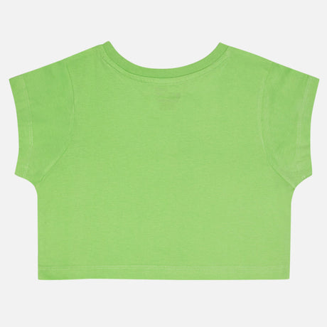 Bodycare Girls Tshirt Round Neck half Sleeves - Lite Green