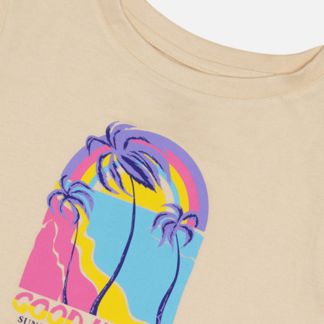 Girls T-Shirt with Round Neck Half Sleeves and Soft Fabric for Active Play, Casual Wear and Regular Comfort