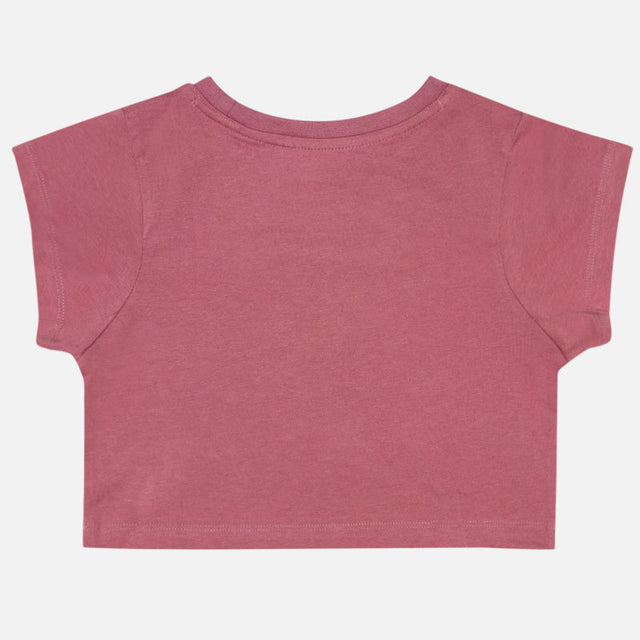 Girls Half Sleeves Round Neck T-Shirt with Soft Fabric for Casual Wear, Active Play and Daily Comfort
