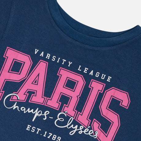 Bodycare Girls Tshirt Round Neck Half Sleeves - Elemental Blue