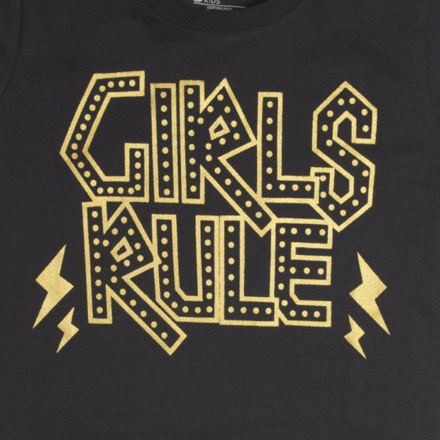 Girls Cotton Printed T-Shirt with Round Neck Full Sleeves for Casual Wear, Easy Layering and Everyday Comfort