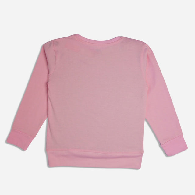 Girls Cotton Printed T-Shirt with Round Neck Full Sleeves for Casual Wear, Easy Layering and Everyday Use
