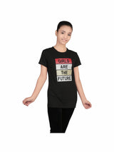 Girls Cotton T-Shirt Round Neck Half Sleeves Pack of 1 - Bodycare