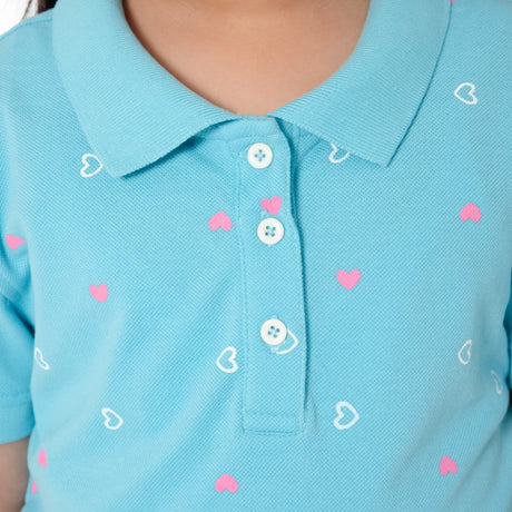 Bodycare Girls Tshirt Collar Half Sleeves Pack Of 1