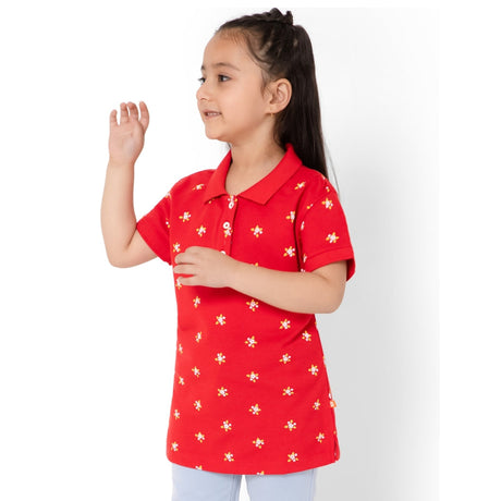 Bodycare Girls Tshirt Collar Half Sleeves Pack Of 1