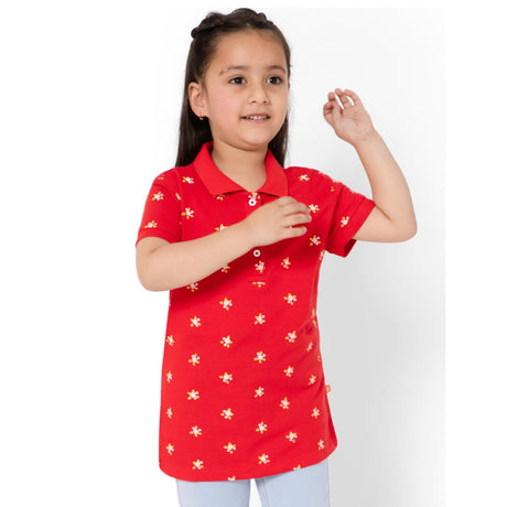 Bodycare Girls Tshirt Collar Half Sleeves Pack Of 1