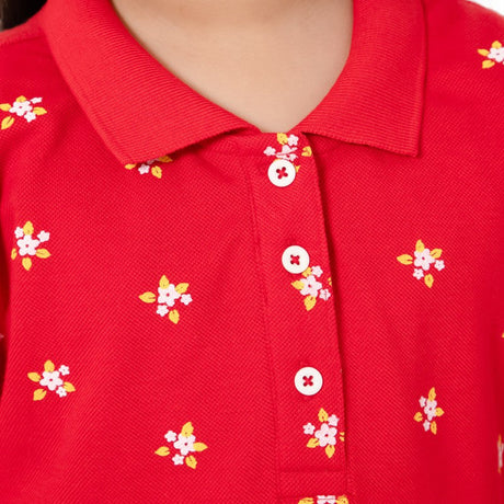 Bodycare Girls Tshirt Collar Half Sleeves Pack Of 1