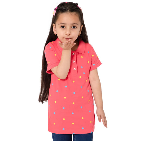 Bodycare Girls Tshirt Collar Half Sleeves Pack Of 1