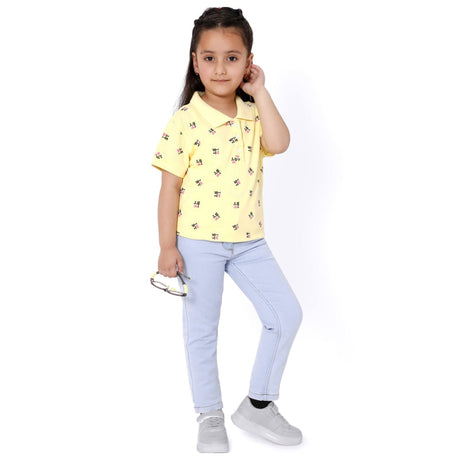 Bodycare Girls Tshirt Collar Half Sleeves Pack Of 1