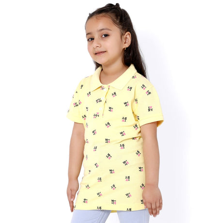 Bodycare Girls Tshirt Collar Half Sleeves Pack Of 1