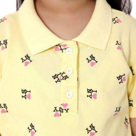 Bodycare Girls Tshirt Collar Half Sleeves Pack Of 1