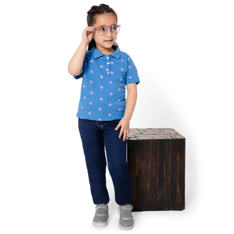 Bodycare Girls Tshirt Collar Half Sleeves Pack Of 1