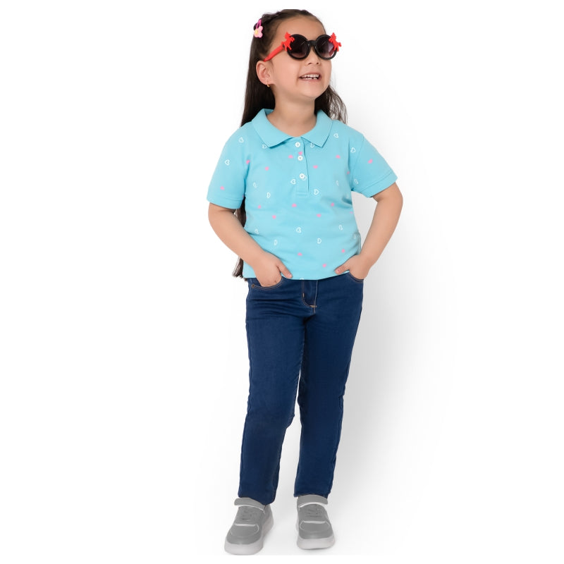 Girls T-Shirt Half Sleeves Pack of 1 - Bodycare