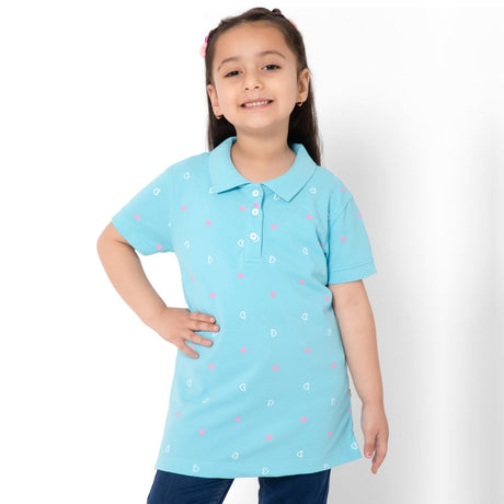 Bodycare Girls Tshirt Collar Half Sleeves Pack Of 1