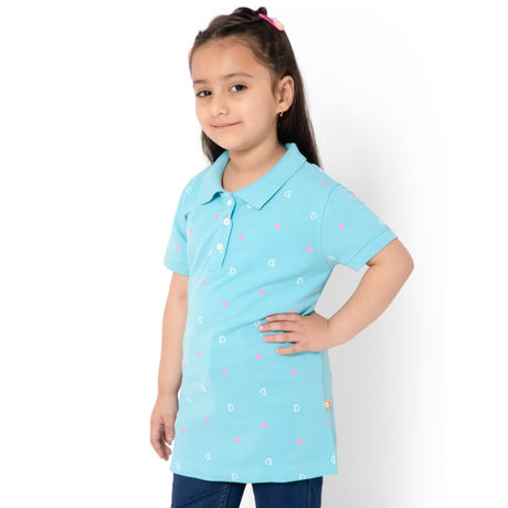 Bodycare Girls Tshirt Collar Half Sleeves Pack Of 1