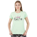 Proteens Women Tshirt Round Neck Half Sleeves Solid