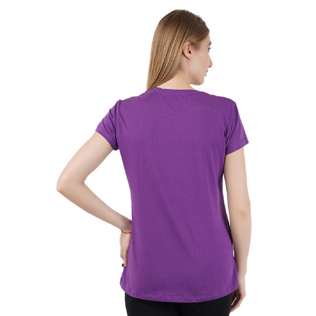 Proteens Women Tshirt Round Neck Half Sleeves Solid