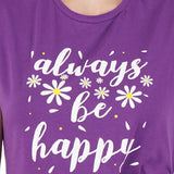 Proteens Women Tshirt Round Neck Half Sleeves Solid