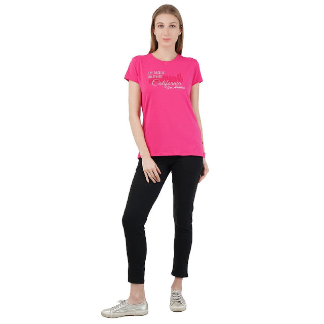 Women T-Shirt Round Neck Half Sleeves - Bodycare