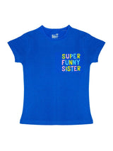 Girls 100% Cotton Rakhi T-Shirt with Round Neck and Half Sleeves for Festive Casual Wear and Everyday Comfort
