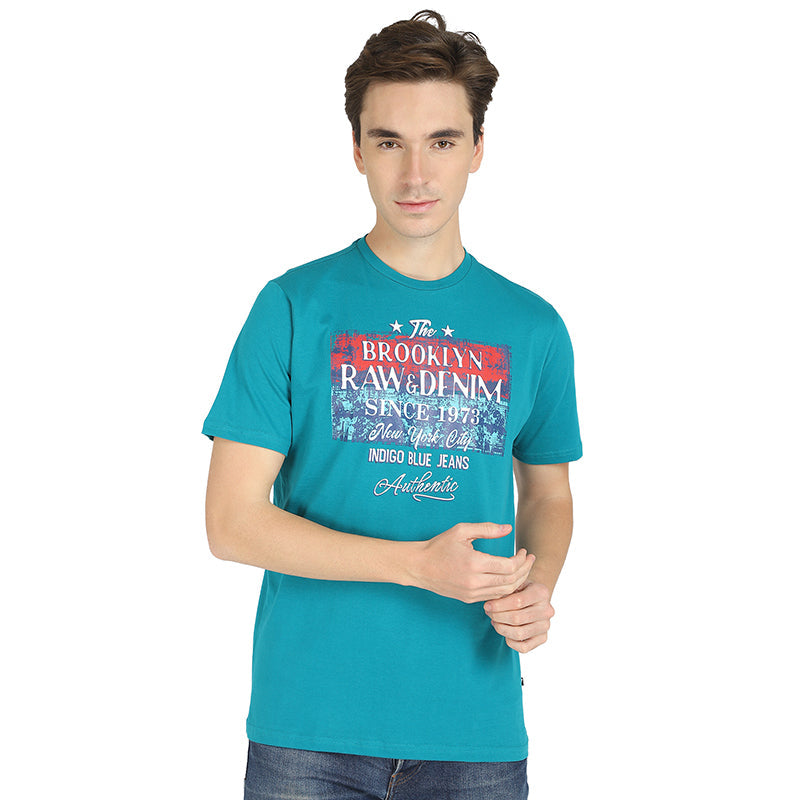 Men 100% Cotton T-Shirt Round Neck Half Sleeves - Bodycare