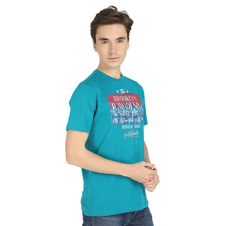Men 100% Cotton T-Shirt Round Neck Half Sleeves