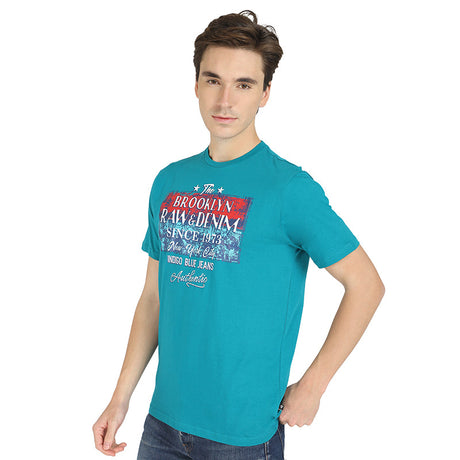 Men 100% Cotton T-Shirt Round Neck Half Sleeves