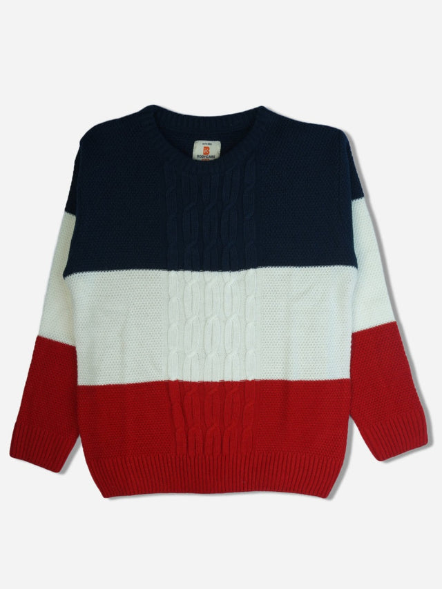 Boys Sweater Round Neck Full Sleeves - Bodycare