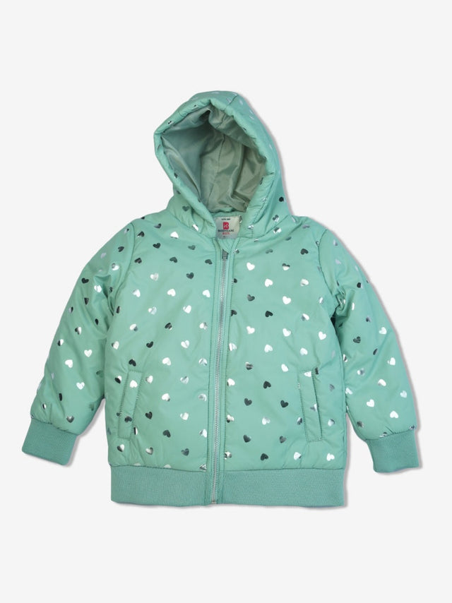 Girls Jacket Hooded Full Sleeves - Bodycare